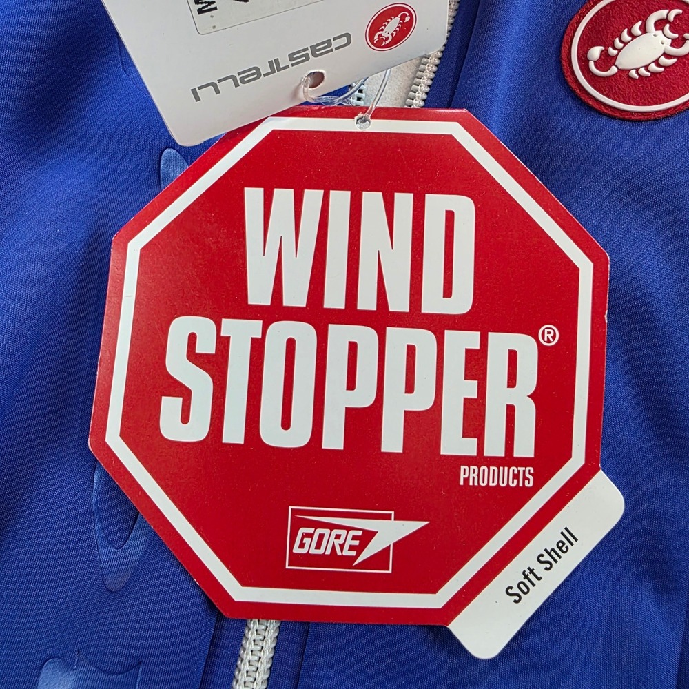 Castelli Women's Blue & White Cycling Jacket - Picture 6 of 15
